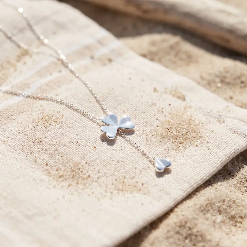 Lucky Four-Leaf Clover Y-Necklace photo review