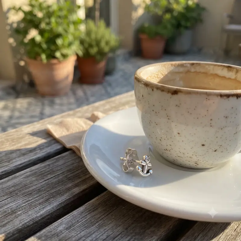 My Anchor Single Stud Earring photo review