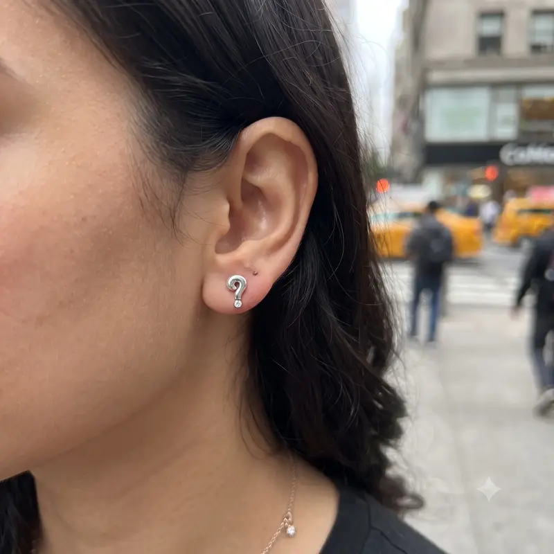 My Questions Single Stud Earring photo review
