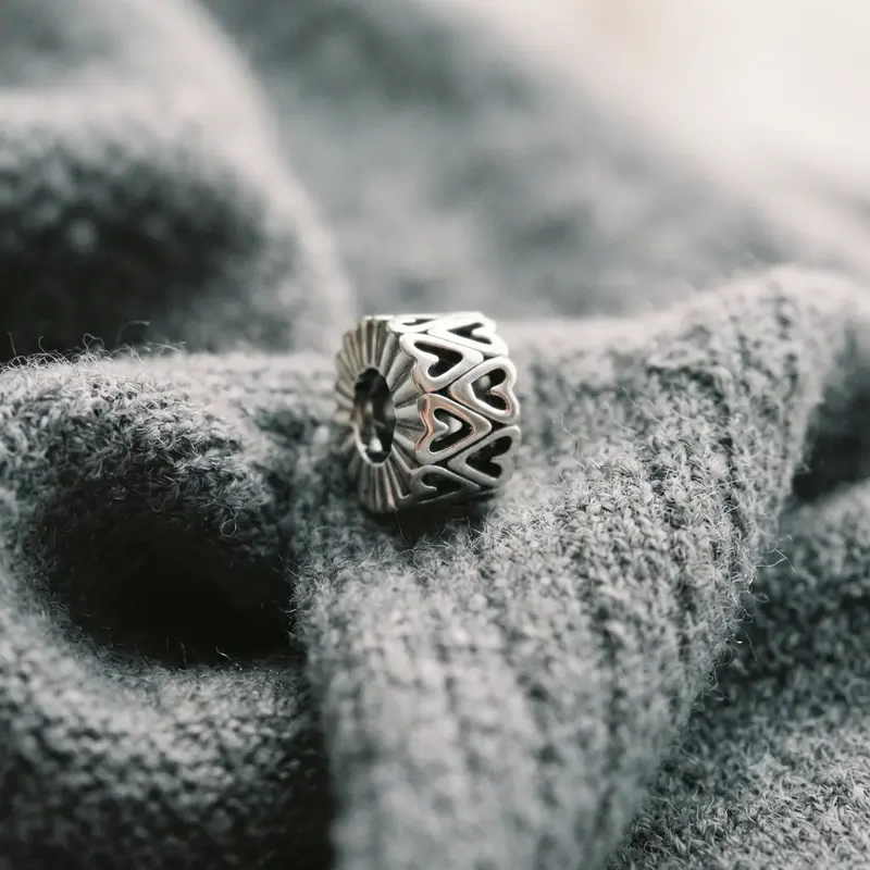 Openwork Freehand Heart Spacer Charm photo review