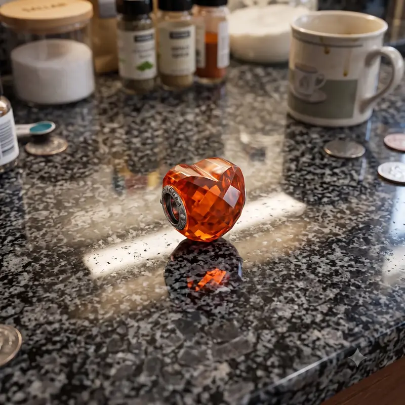 Orange Heart Charm photo review