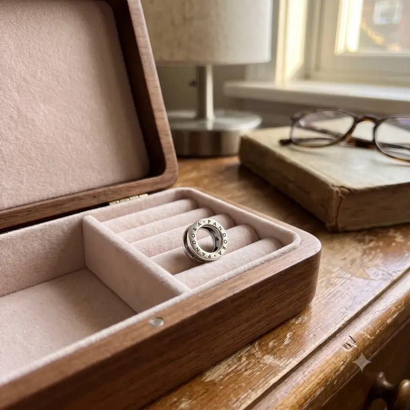 Pandora Logo Circle Clip Charm photo review