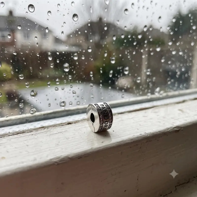 Pandora Logo Clip Charm photo review
