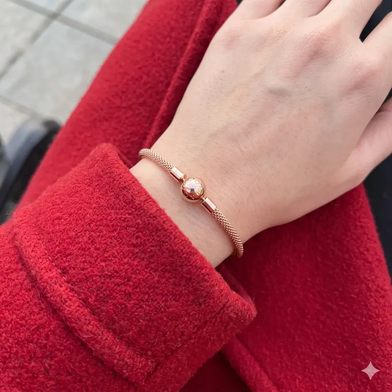 Pandora Moments Mesh Bracelet photo review