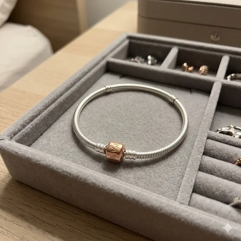 Pandora Moments Snake Chain Bracelet photo review