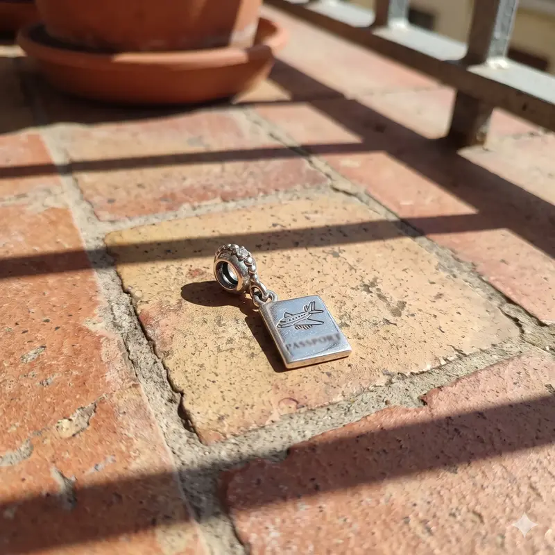 Passport Travel Dangle Charm photo review