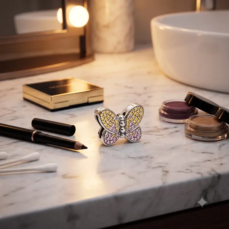 Pavé Butterfly Clip Charm photo review