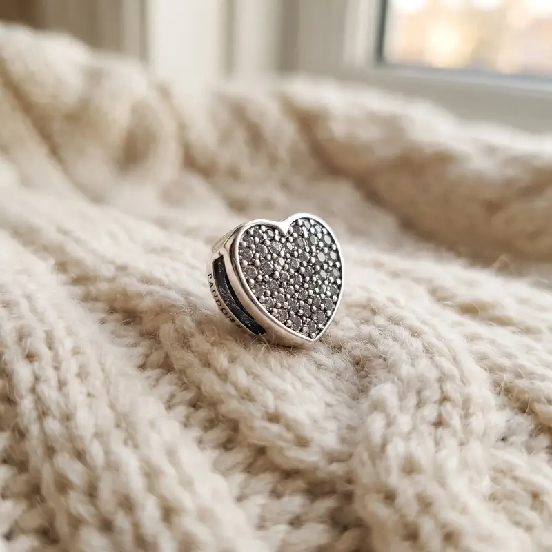Pavé Heart Clip Charm photo review