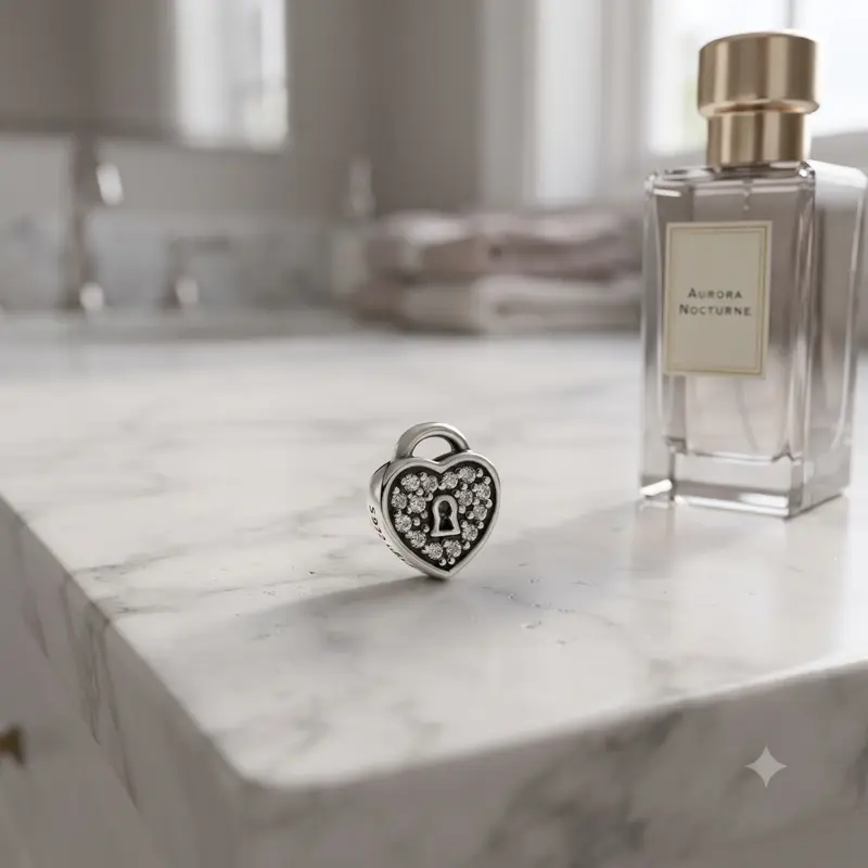 Pavé Heart Padlock Locket Element photo review