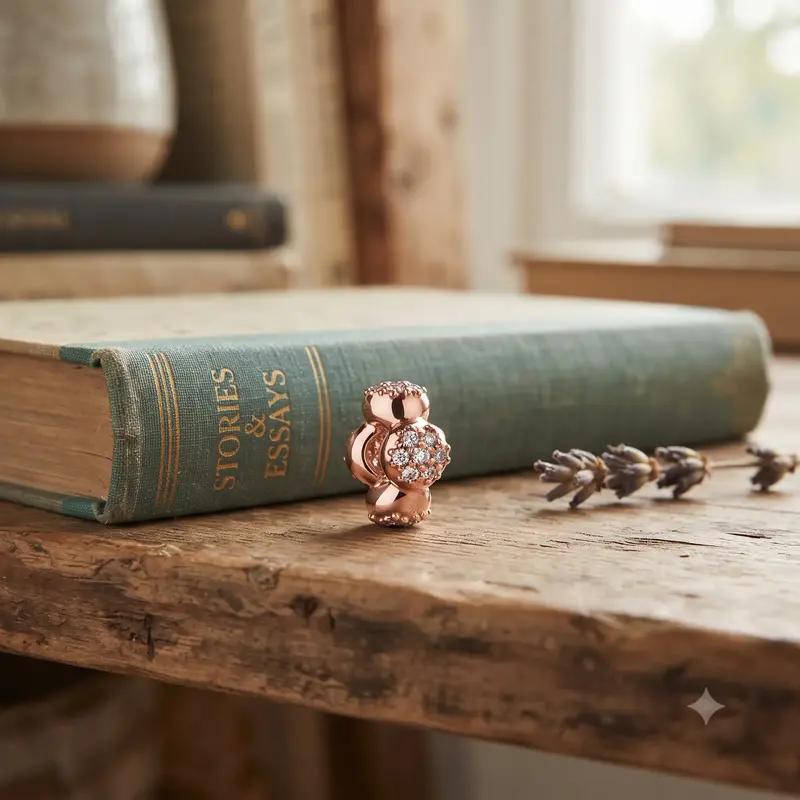 Pav&eacute; Modern Lovepods Spacer Charm photo review