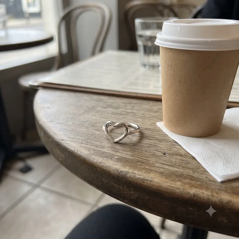 Polished Open Heart Ring photo review