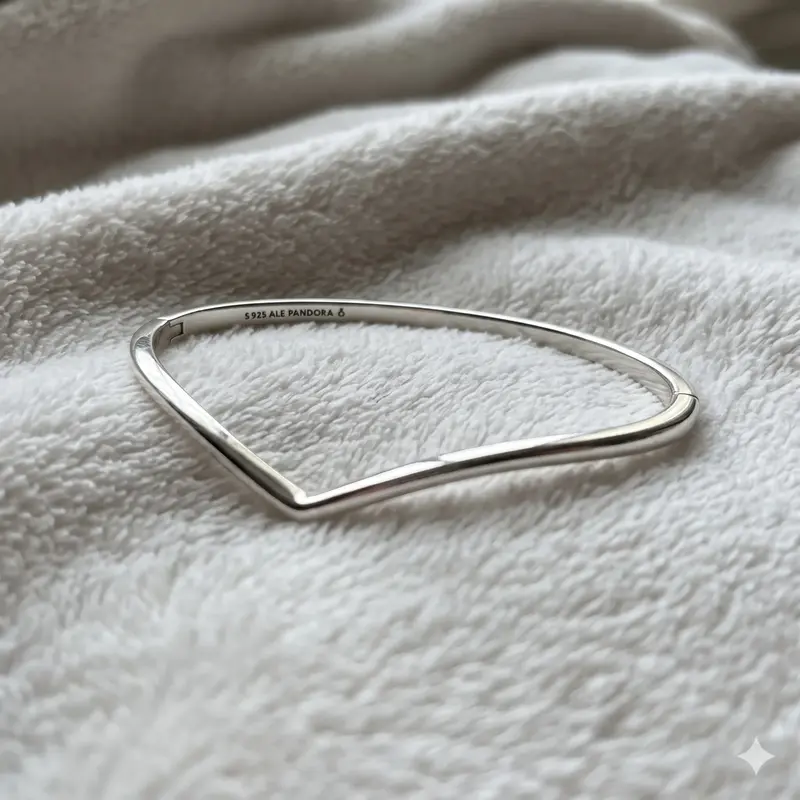 Polished Wishbone Bangle photo review
