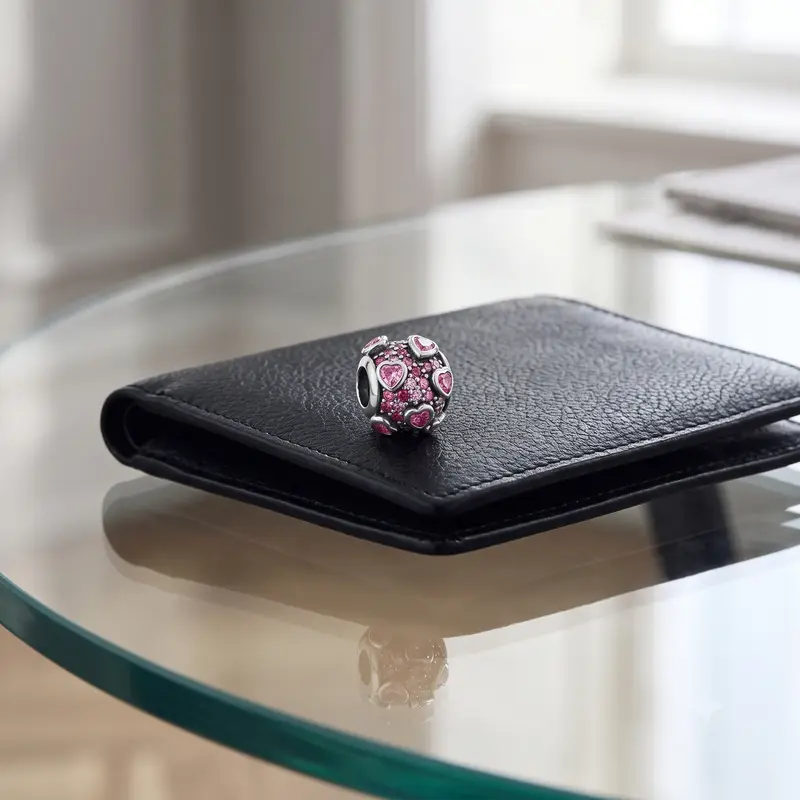 Raised Hearts Pav&eacute; Charm photo review