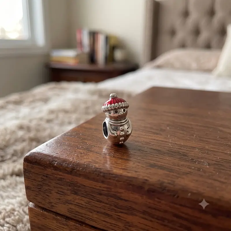 Snowman and Santa Hat Charm photo review