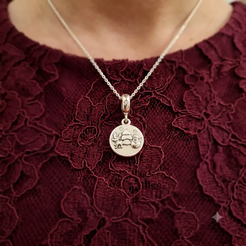 Snowy Scene Dangle Charm photo review