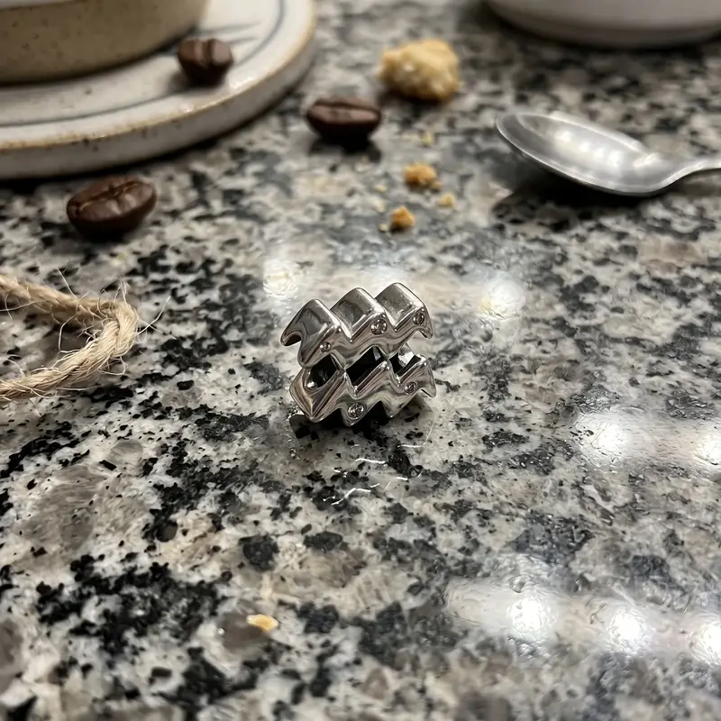 Sparkling Aquarius Zodiac Charm photo review