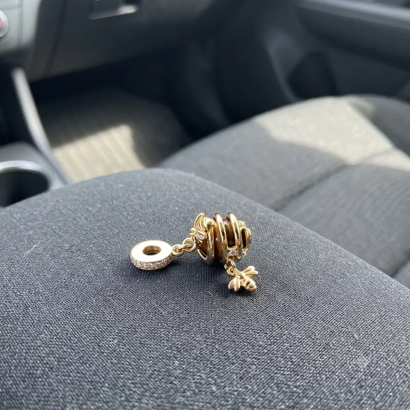 Sparkling Beehive Dangle Charm photo review