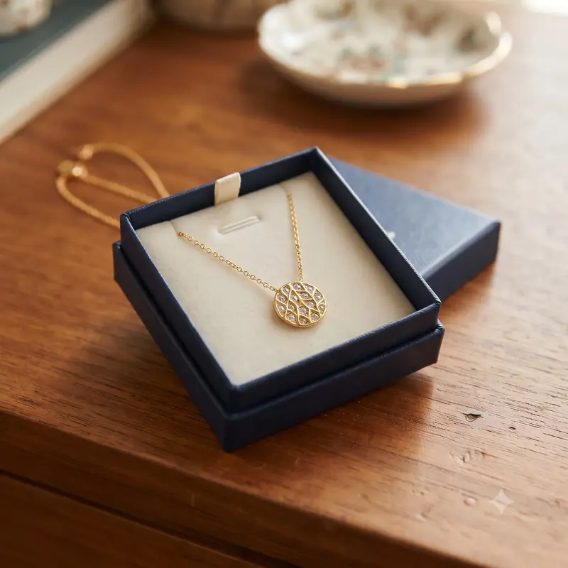 Sparkling Pattern Necklace photo review
