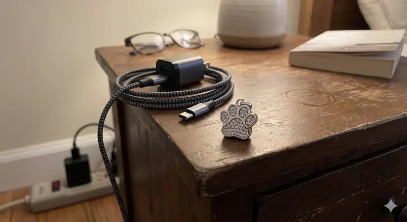 Sparkling Paw Print Charm photo review