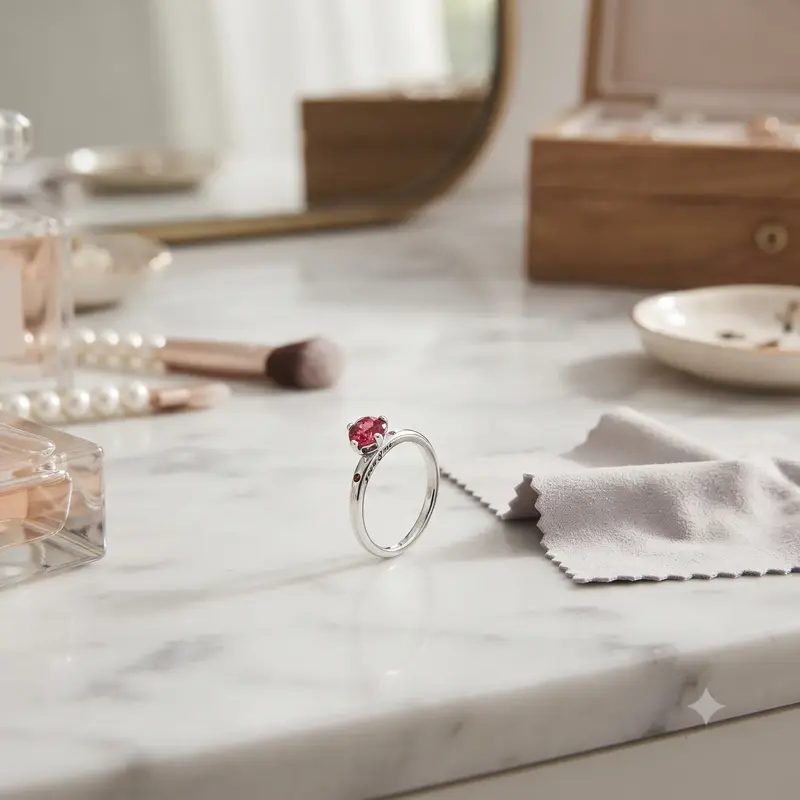Sparkling Red Heart Ring photo review