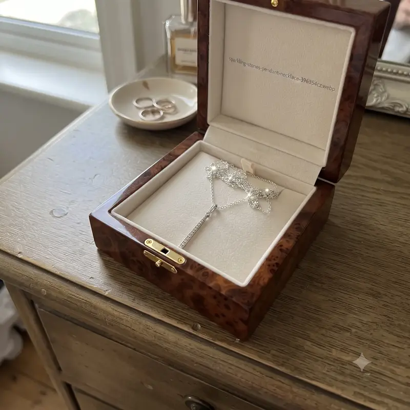 Sparkling Stones Pendant Necklace photo review