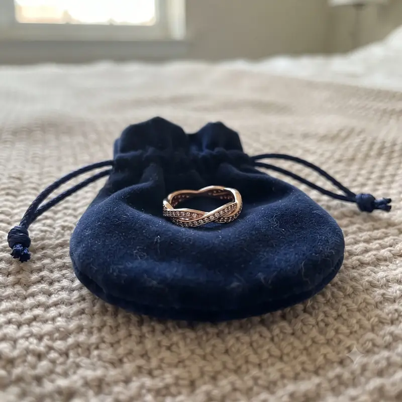 Sparkling Twisted Lines Ring photo review