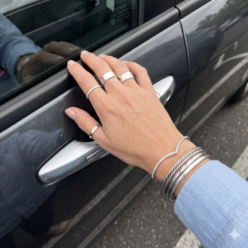 Sparkling Wishbone Bangle photo review
