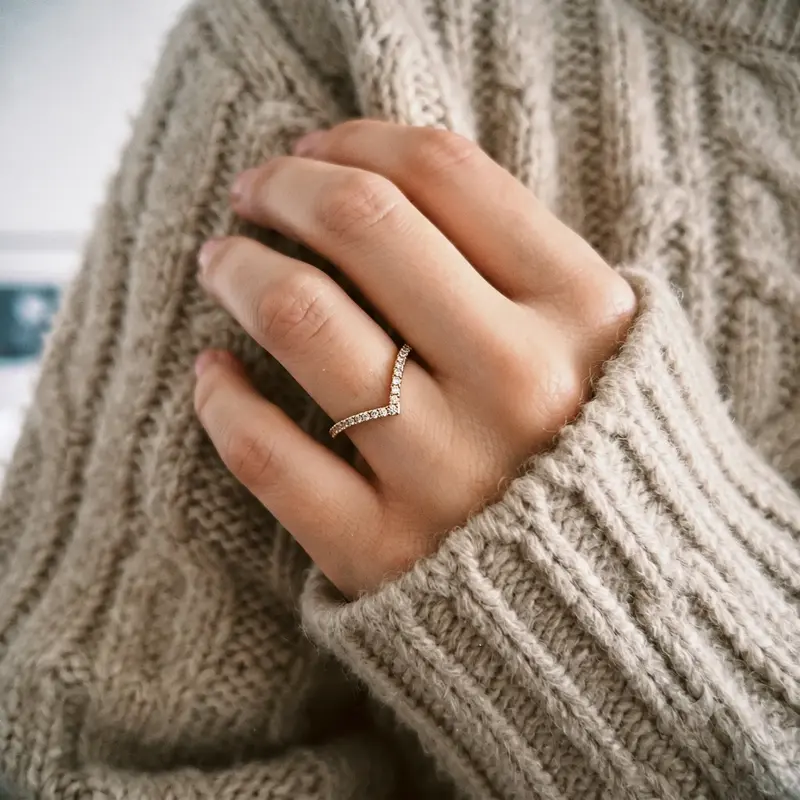 Sparkling Wishbone Ring photo review