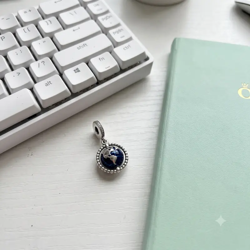 Spinning Globe Dangle Charm photo review