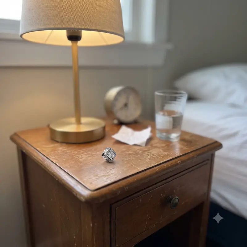 Square Sparkle Halo Charm photo review
