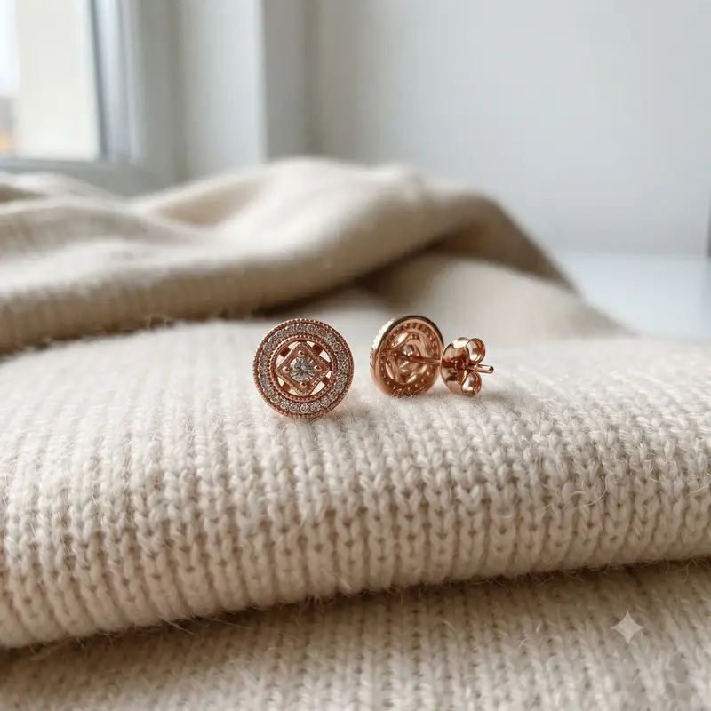 Vintage Circle Stud Earrings photo review