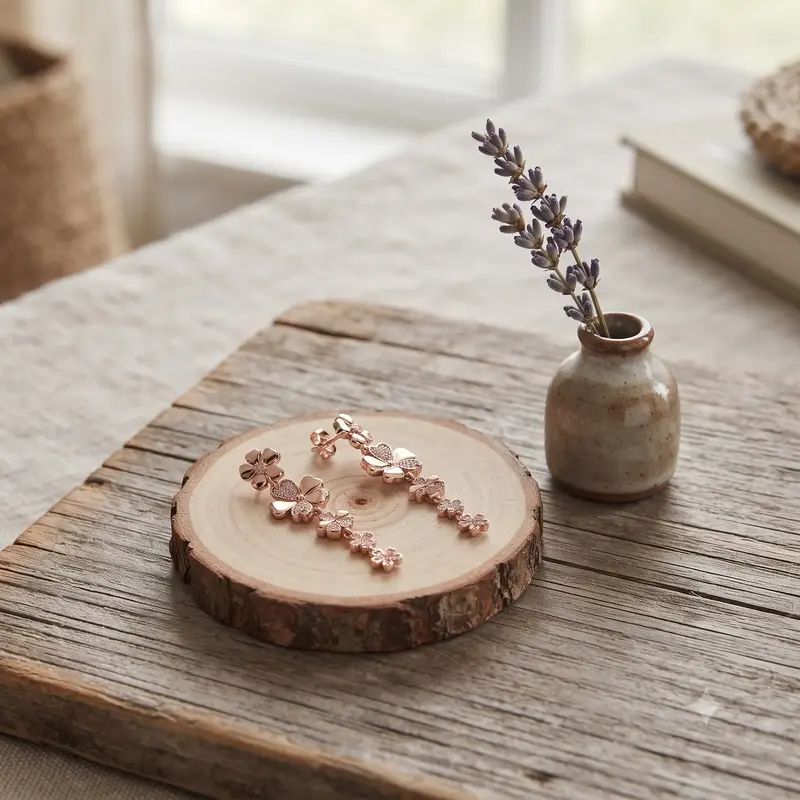 Wildflower Meadow Drop Earrings, PANDORA Rose&trade; & Blush Pink Crystals photo review