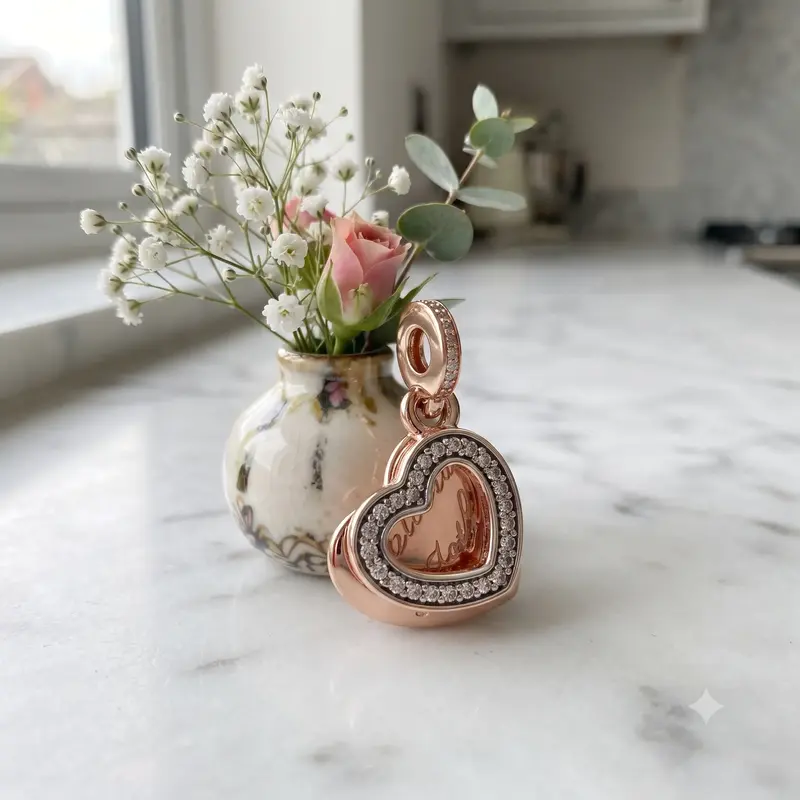 Beloved Mother Heart Dangle Charm photo review