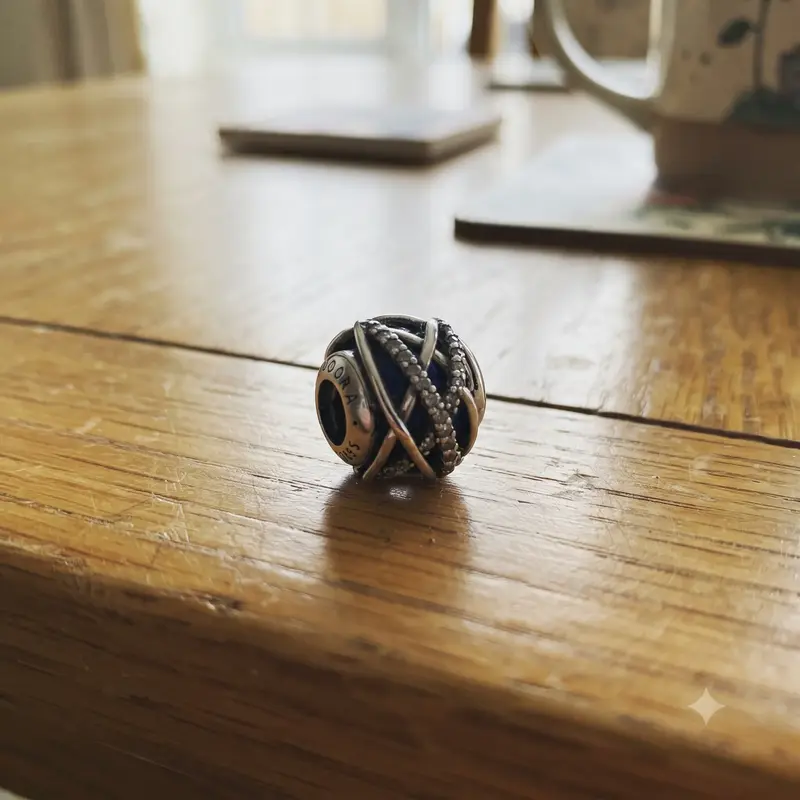Blue Galaxy Charm photo review
