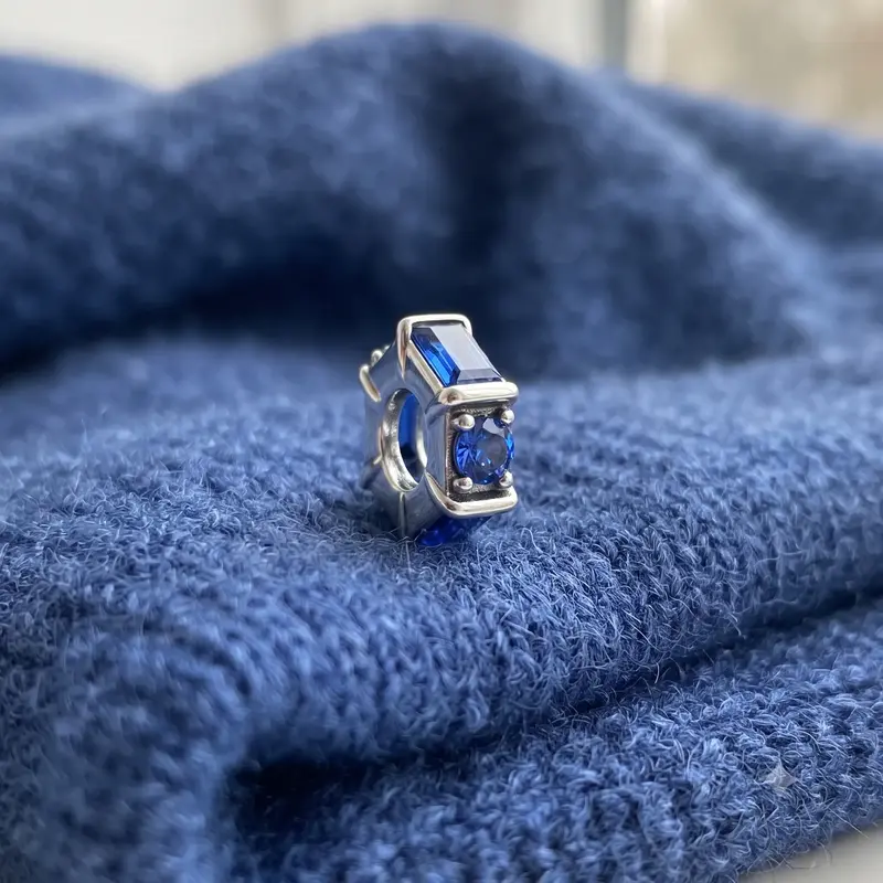 Blue Ice Cube Spacer Charm photo review