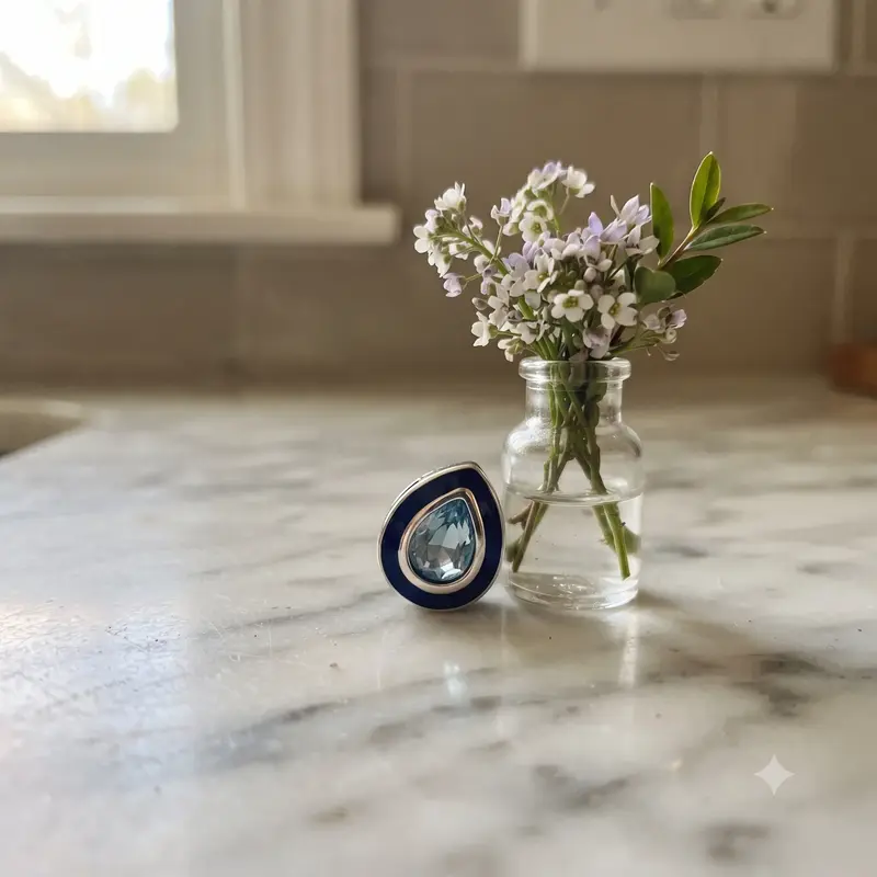 Blue Teardrop Clip Charm photo review