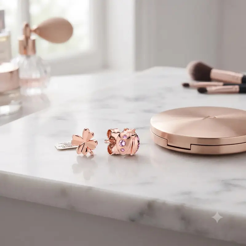 Clover & Ladybird Stud Earrings photo review