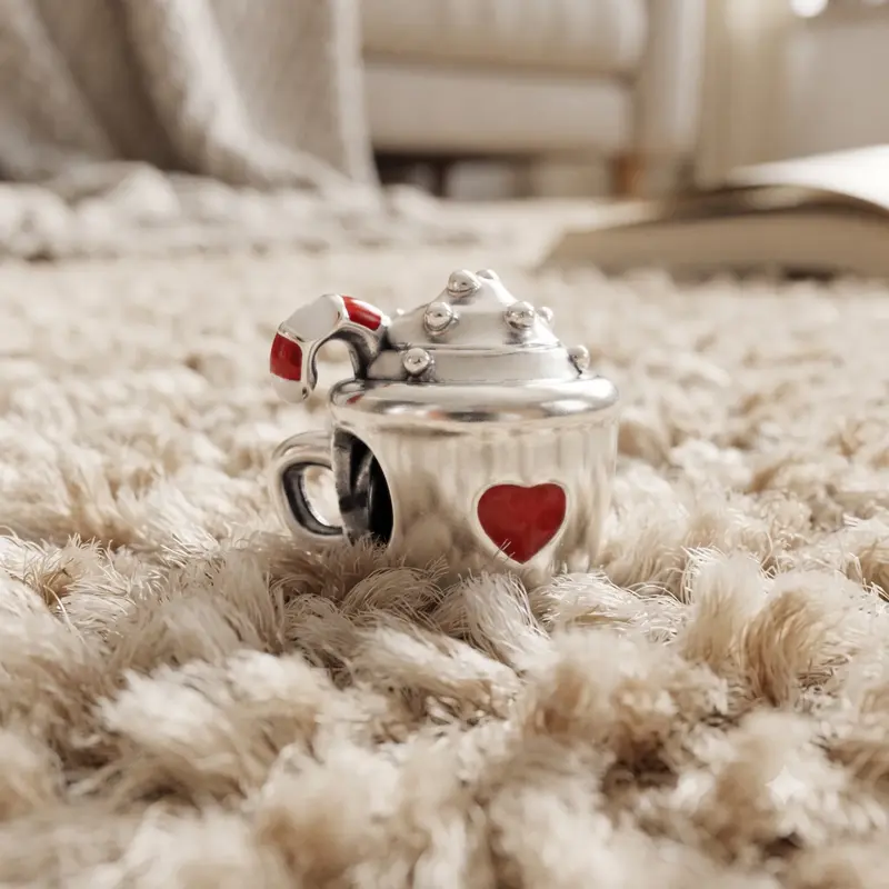 Cocoa & Candy Cane Charm photo review