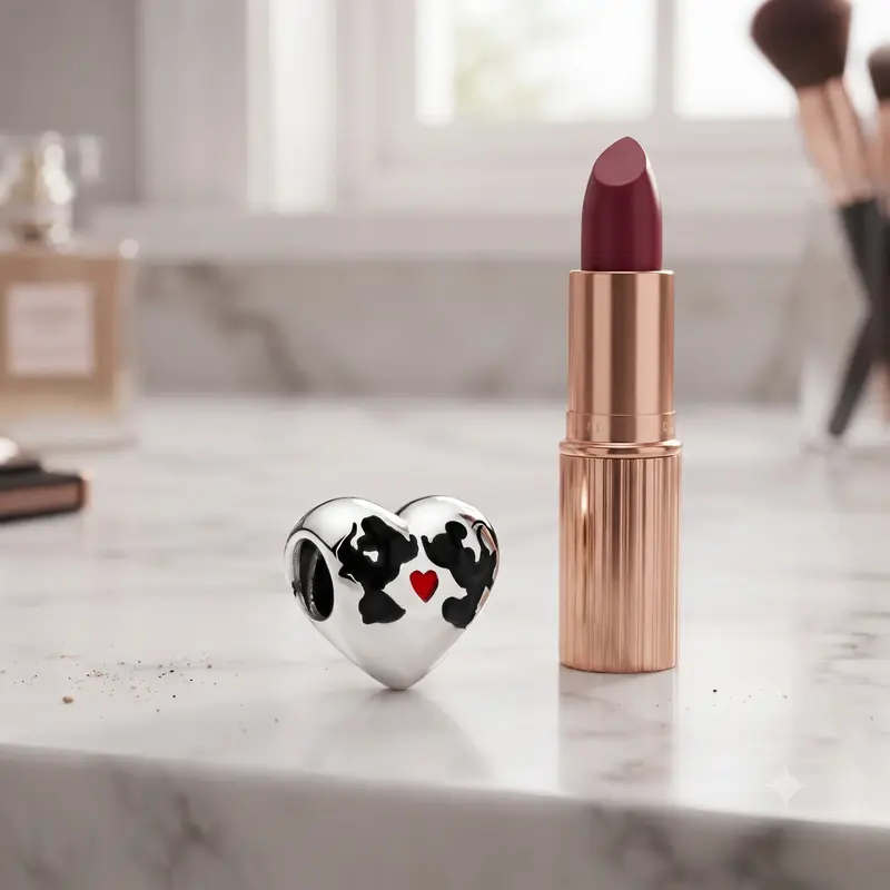 Disney Minnie Mouse & Mickey Mouse Kiss Charm photo review