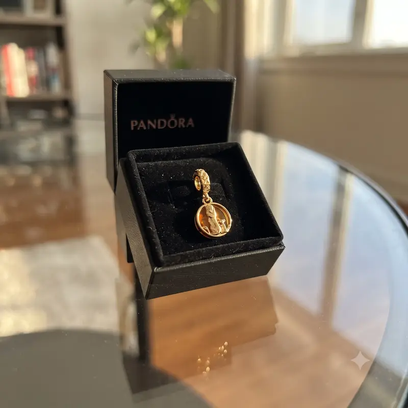 Disney, Simba & Mufasa Sunset Dangle Charm photo review