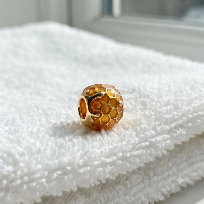 Dripping Honey Honeycomb Charm photo review
