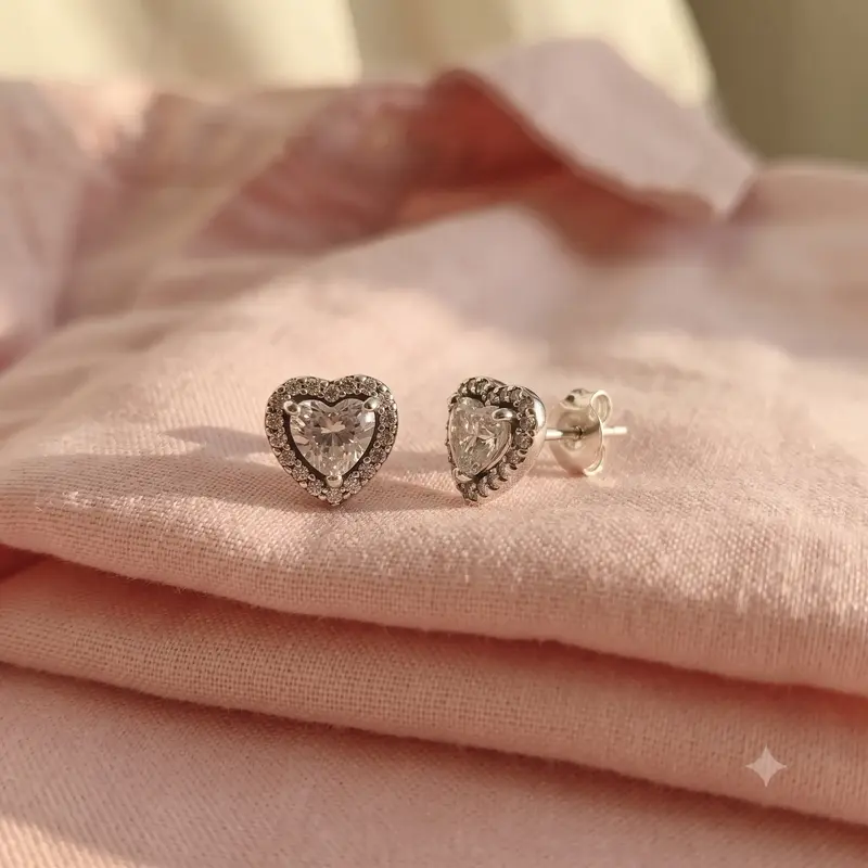 Elevated Heart Stud Earrings photo review