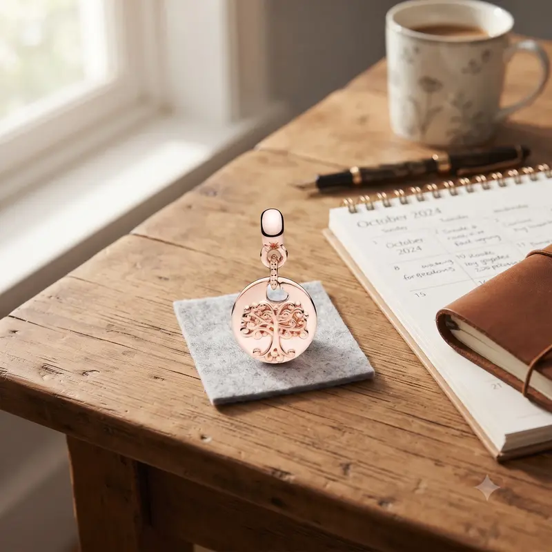 Family Tree Dangle Charm photo review