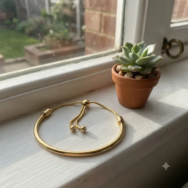 Flower Stem Slider Bracelet photo review