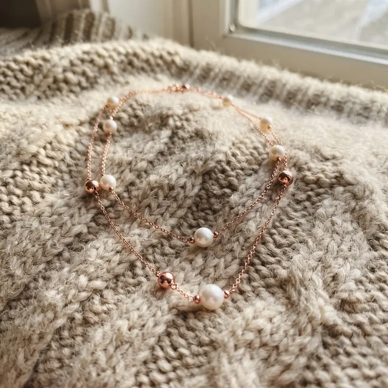 Freshwater Cultured Pearls & Beads Necklace photo review
