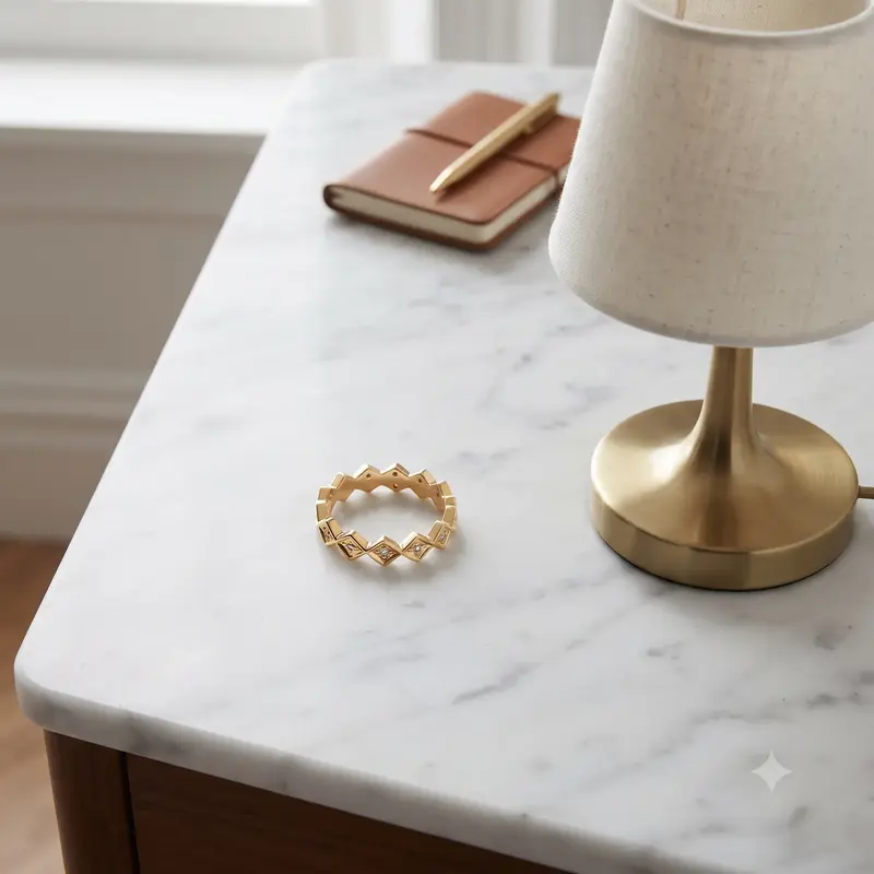 Geometric Crown Ring photo review