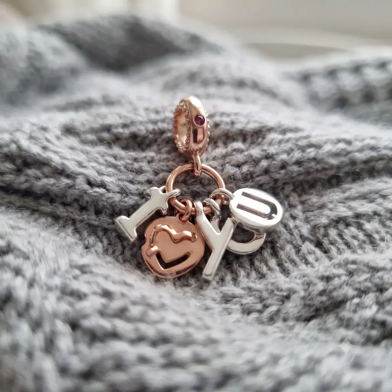 I Love You Letters Dangle Charm photo review