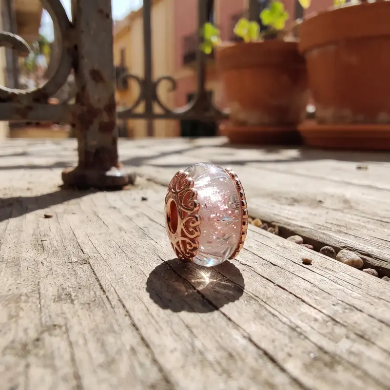 Iridescent Murano Glass Charm photo review