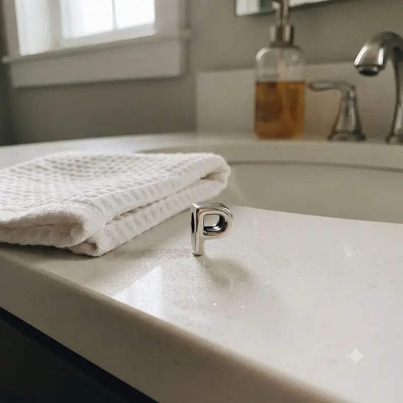 Letter P Alphabet Charm photo review