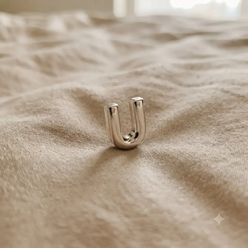 Letter U Alphabet Locket Element photo review